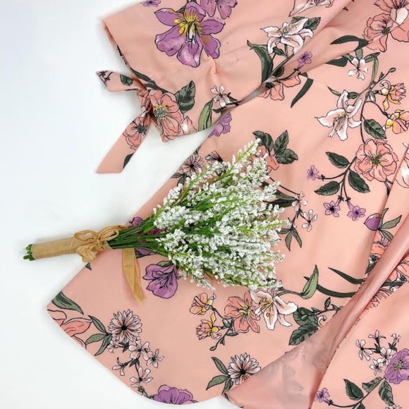 plus size floral blazer coral love & legend - Picture 2 of 3